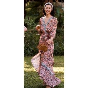 Farm Rio for Anthropologie - Clara Wrap Dress